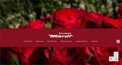 Desktop Screenshot of blumen-mardt.de