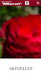 Mobile Screenshot of blumen-mardt.de