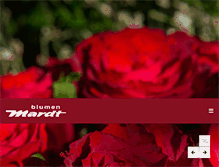 Tablet Screenshot of blumen-mardt.de